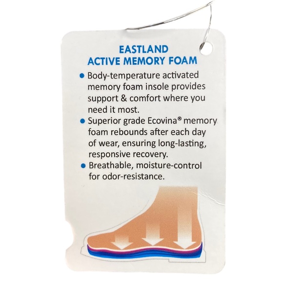 Eastland Active Memory Foam Pearl Sandals - Picture 5 of 7